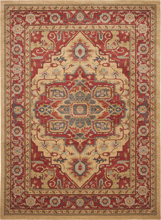 Safavieh Mahal MAH698A Red/Natural Area Rug 