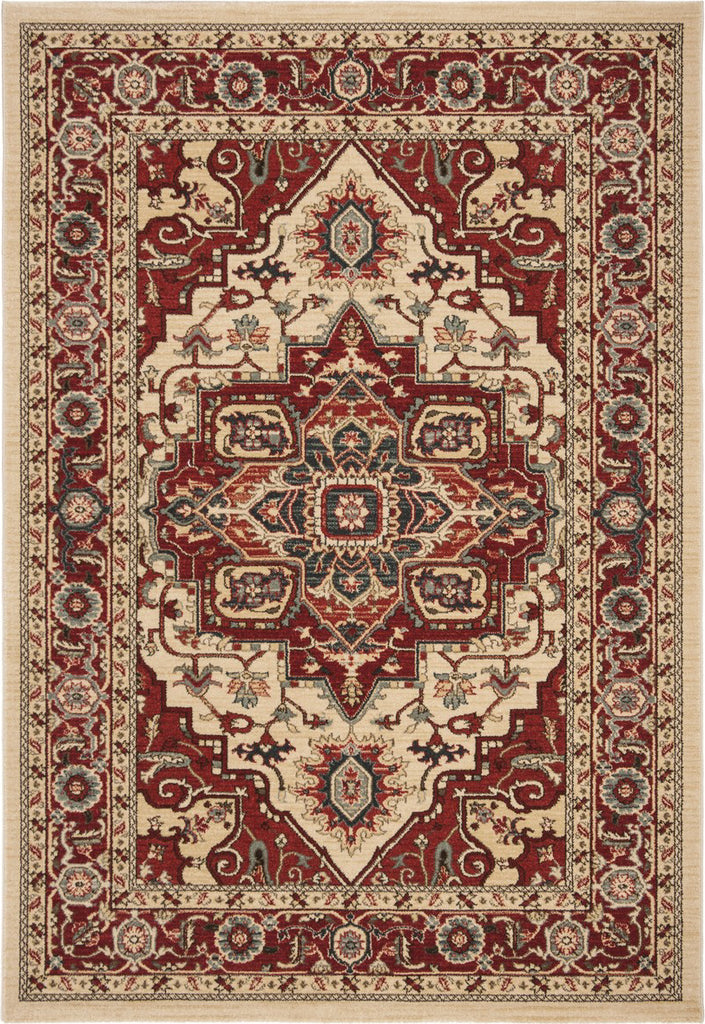 Safavieh Mahal MAH698C Creme/Red Area Rug main image