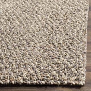 Safavieh Manhattan Shag Grey/Brown Area Rug Detail