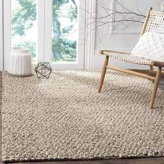 Safavieh Manhattan Shag Grey/Brown Area Rug Room Scene Feature