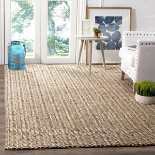 Safavieh Manhattan Shag Beige/Brown Area Rug Room Scene Feature