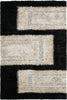 Safavieh Manhattan Shag Black/Grey Area Rug Main