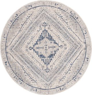 Safavieh Marseille 400 MAR411N Navy/Ivory Area Rug Round Image