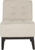 Safavieh Angel Tufted Armless Club Chair Off White Furniture main image