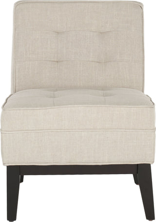 Safavieh Angel Tufted Armless Club Chair Off White Furniture main image