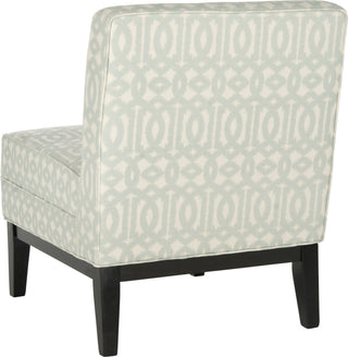 Safavieh Armond Chair Silver and Cream Furniture 