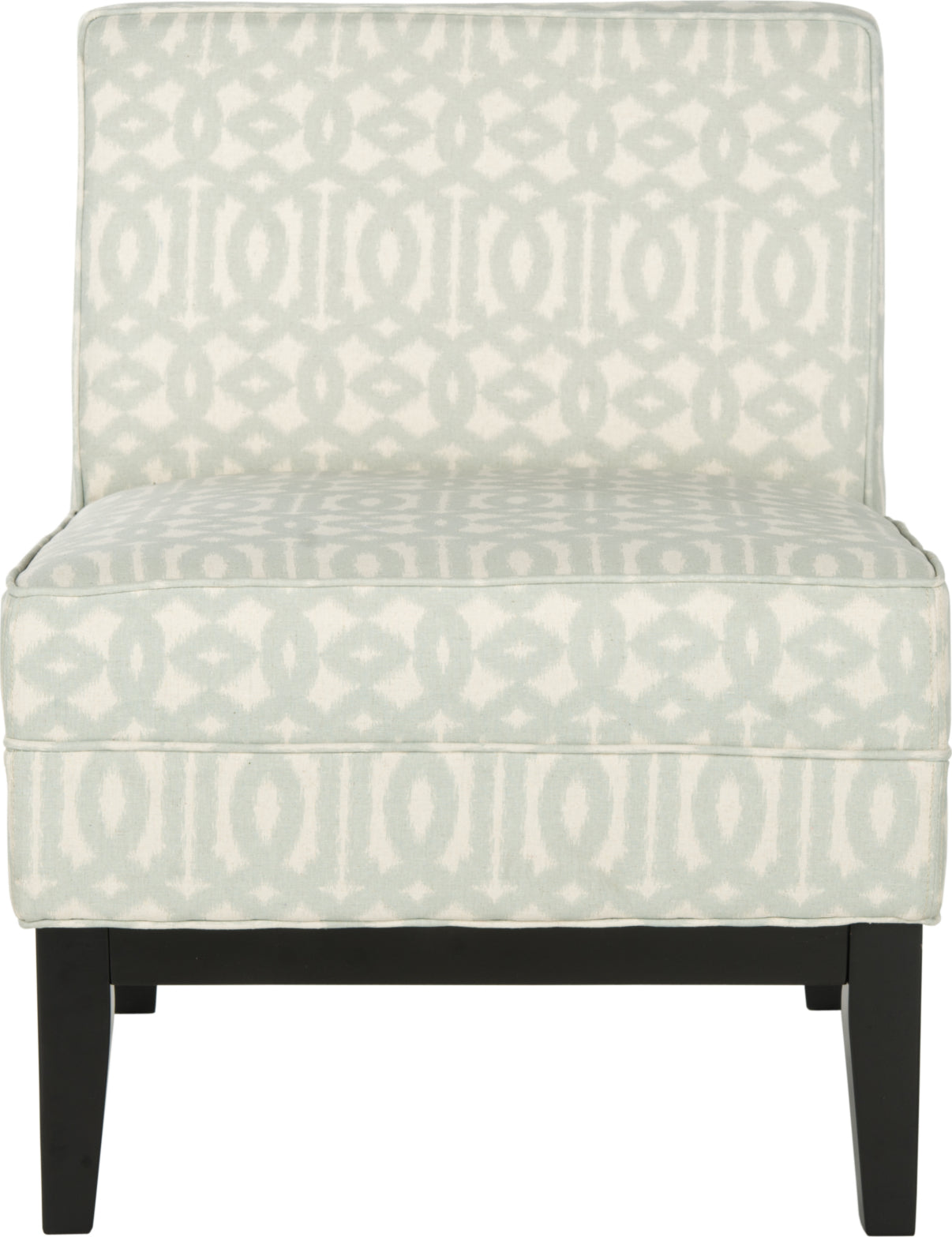 Safavieh Armond Chair Silver and Cream Furniture main image