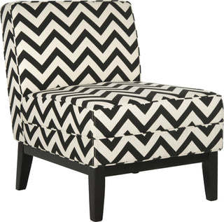 Safavieh Armond Chair Black and White Furniture 