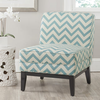 Safavieh Armond Chair Blue and White Furniture  Feature