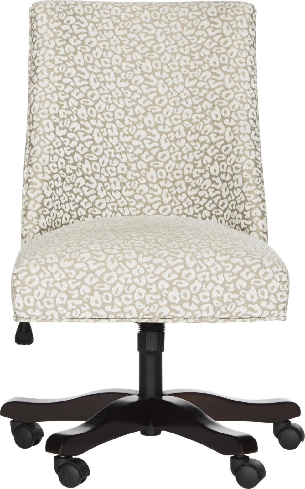 Safavieh Scarlet Desk Chair White and Light Ginger Furniture main image