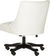 Safavieh Soho Tufted Linen Swivel Desk Chair Light Cream Furniture 