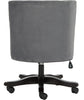 Safavieh Soho Tufted Velvet Swivel Desk Chair Grey Furniture 