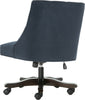 Safavieh Soho Tufted Velvet Swivel Desk Chair Navy Furniture 