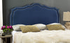 Safavieh Skyler Headboard Steel Blue Bedding 
