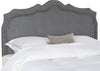 Safavieh Skyler Headboard Grey Bedding 