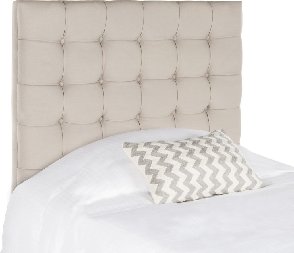 Safavieh Lamar Taupe Tufted Headboard Bedding main image