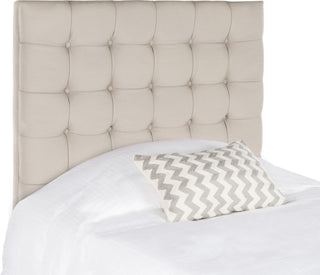 Safavieh Lamar Taupe Tufted Headboard Bedding main image