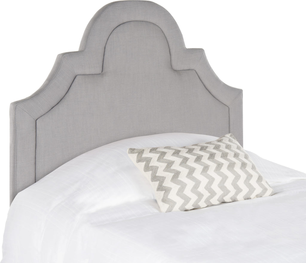 Safavieh Kerstin Arctic Grey Arched Headboard Bedding main image
