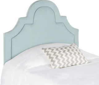 Safavieh Kerstin Sky Blue Arched Headboard Bedding main image