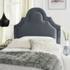 Safavieh Kerstin Wedgewood Blue Arched Headboard Furniture  Feature