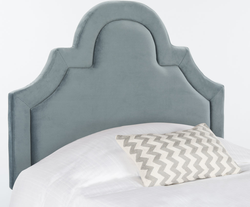 Safavieh Kerstin Wedgewood Blue Arched Headboard Bedding main image