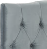 Safavieh Axel Wedgewood Blue Tufted Headboard Wedgwood Bedding 