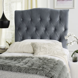 Safavieh Axel Wedgewood Blue Tufted Headboard Wedgwood Furniture  Feature