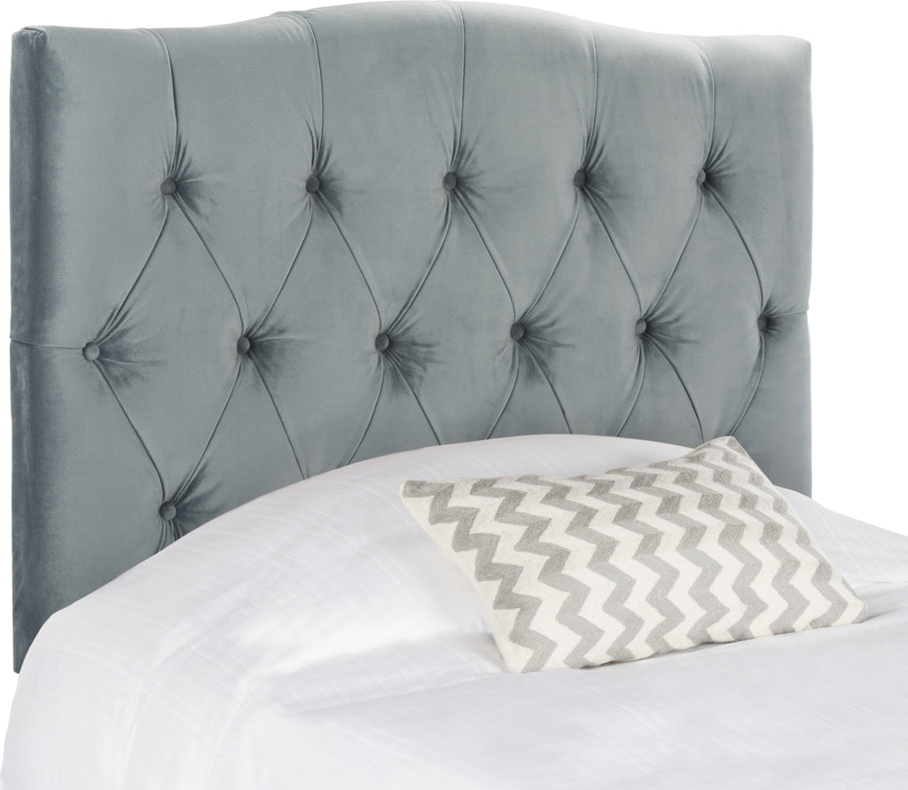 Safavieh Axel Wedgewood Blue Tufted Headboard Wedgwood Bedding main image