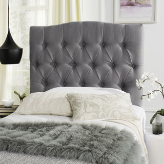 Safavieh Axel Arctic Grey Tufted Headboard Furniture  Feature