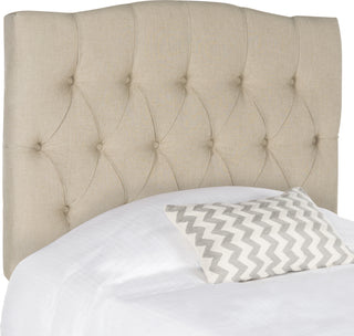 Safavieh Axel Hemp Linen Tufted Headboard Bedding main image