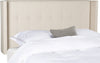Safavieh Damon Oyster Winged Headboard Bedding 