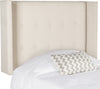 Safavieh Damon Oyster Winged Headboard Bedding 