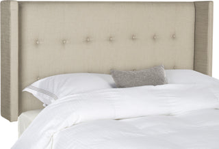 Safavieh Damon Smoke Winged Headboard Bedding main image