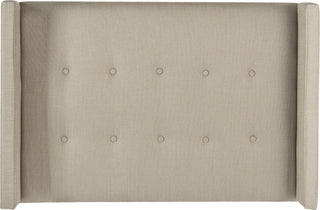 Safavieh Damon Smoke Winged Headboard Bedding Main