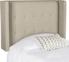 Safavieh Damon Smoke Winged Headboard Bedding 
