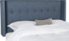 Safavieh Damon Denim Blue Winged Headboard Bedding main image