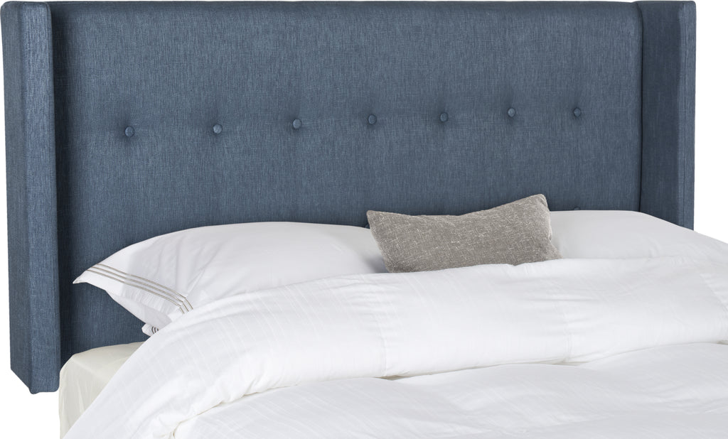 Safavieh Damon Denim Blue Winged Headboard Bedding main image