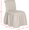 Safavieh Ivy Vanity Chair Taupe Furniture 
