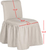 Safavieh Ivy Vanity Chair Taupe Furniture 