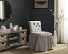 Safavieh Allie Vanity Chair Taupe Furniture  Feature