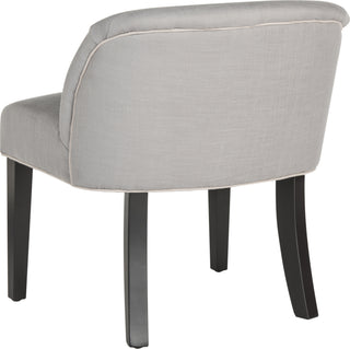 Safavieh Bell Vanity Chair Grey and Taupe Black Furniture 