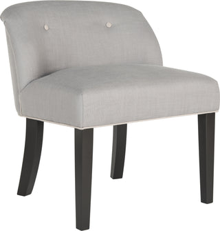 Safavieh Bell Vanity Chair Grey and Taupe Black Furniture 