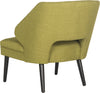 Safavieh Duffy Chair Sweet Pea and Black Furniture 