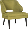 Safavieh Duffy Chair Sweet Pea and Black Furniture 