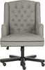 Safavieh Nichols Office Chair Granite and Black Furniture main image