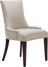 Safavieh Becca 19''H Linen Dining Chair-Silver Nail Heads Taupe and Cherry Mahogany Furniture Main