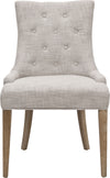 Safavieh Becca 20''H Linen Dining Chair Grey and White Washed Furniture main image