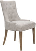 Safavieh Becca 20''H Linen Dining Chair Grey and White Washed Furniture 
