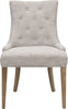 Safavieh Becca 20''H Linen Dining Chair Grey and White Washed Furniture Main