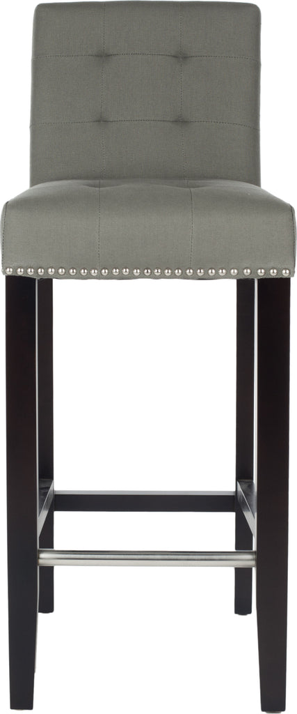 Safavieh Thompson Bar Stool Sea Mist and Espresso Furniture main image